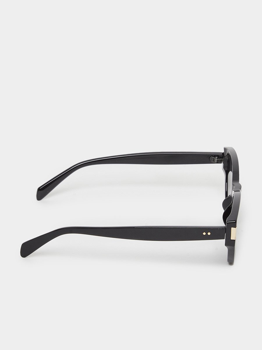 Metallic Accent Cat Eye Sunglasses