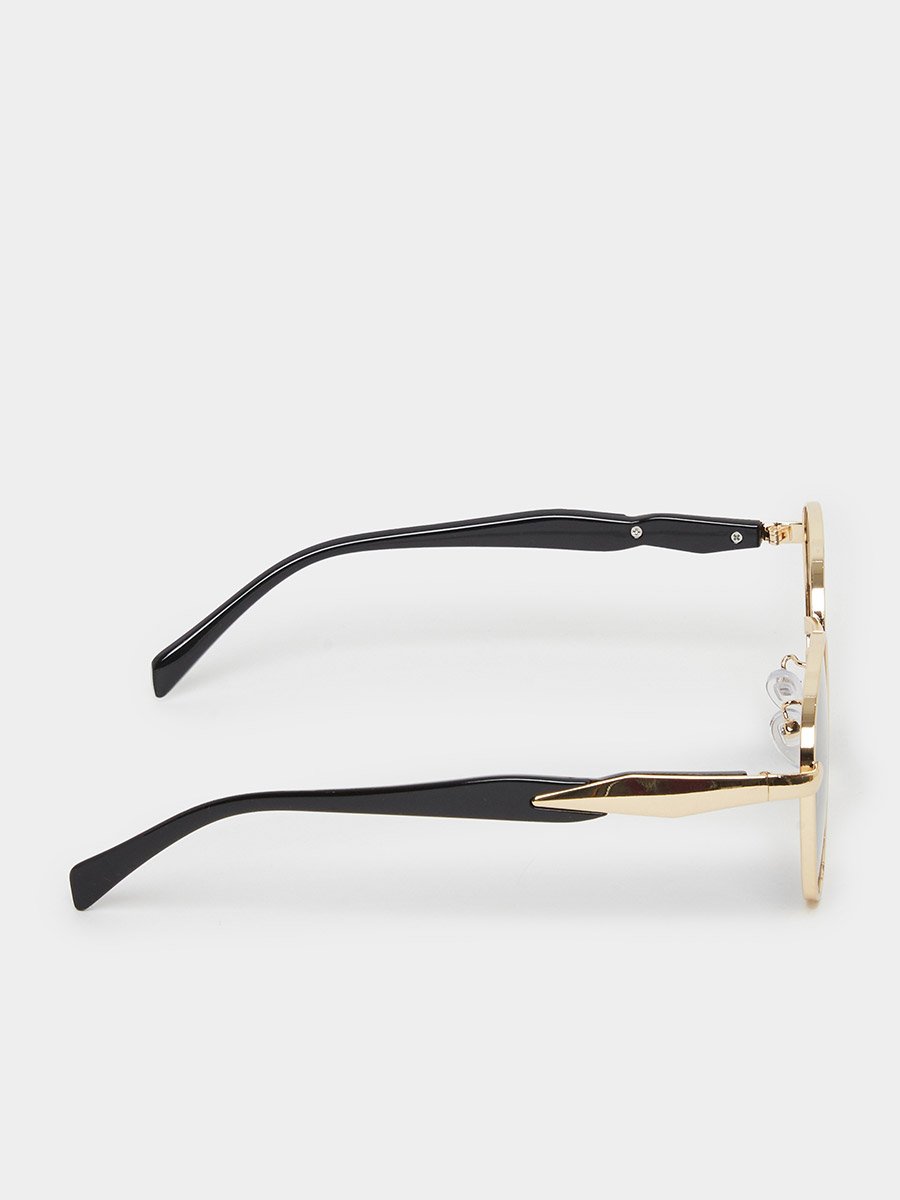 Women Round Sunglasses with Nose Pad