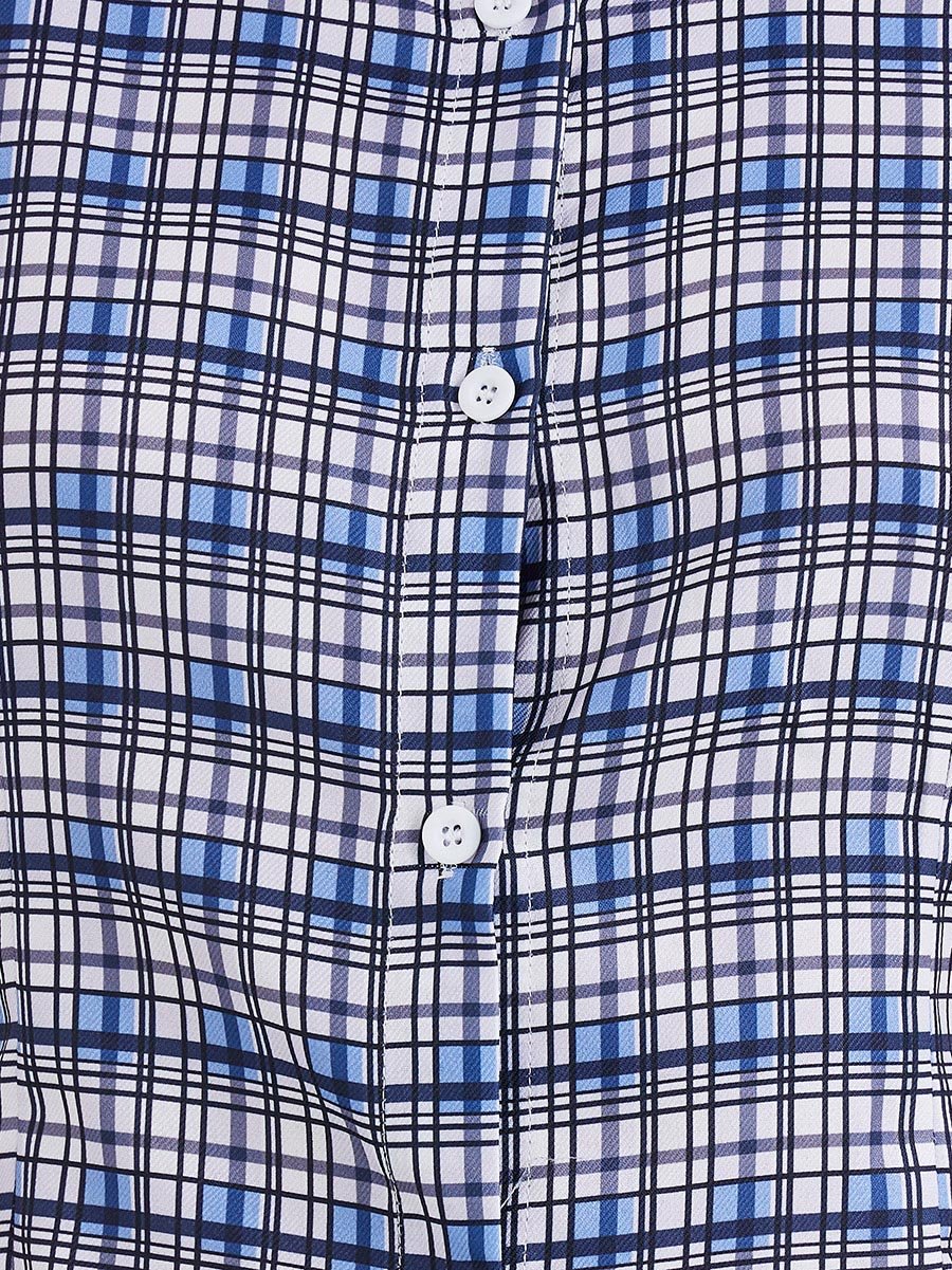Women Plaid Short Sleeve Regular Fit Shirt