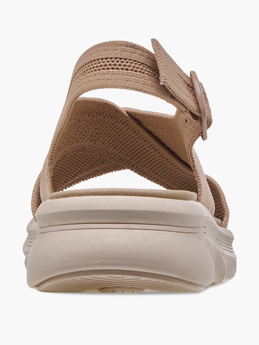 Textured Cross Strap Sandals with Buckle Closure