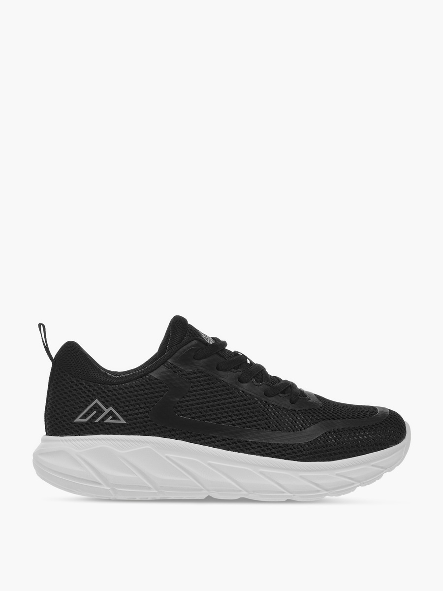 Panelled Sports Shoes with Lace Closure