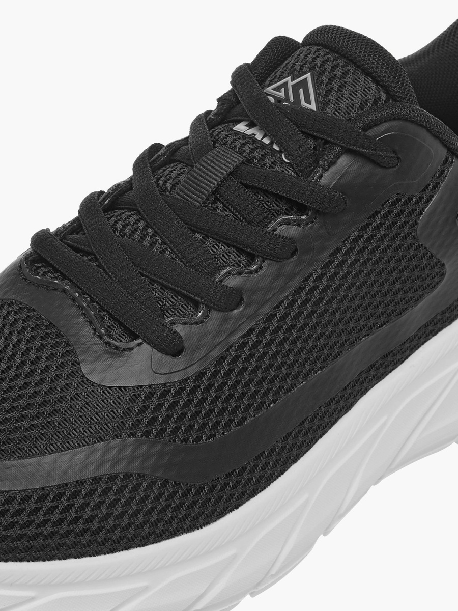 Panelled Sports Shoes with Lace Closure