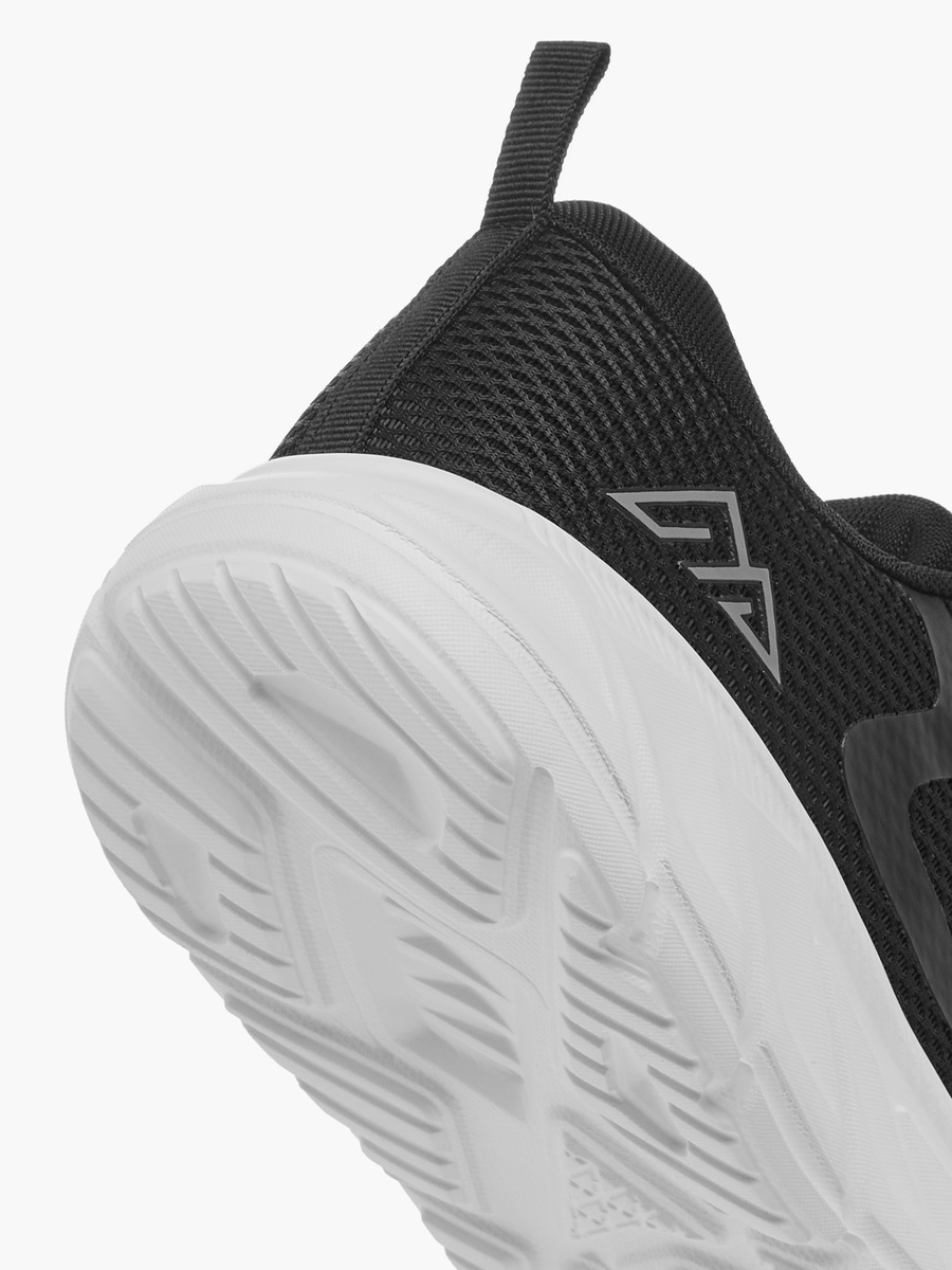 Panelled Sports Shoes with Lace Closure