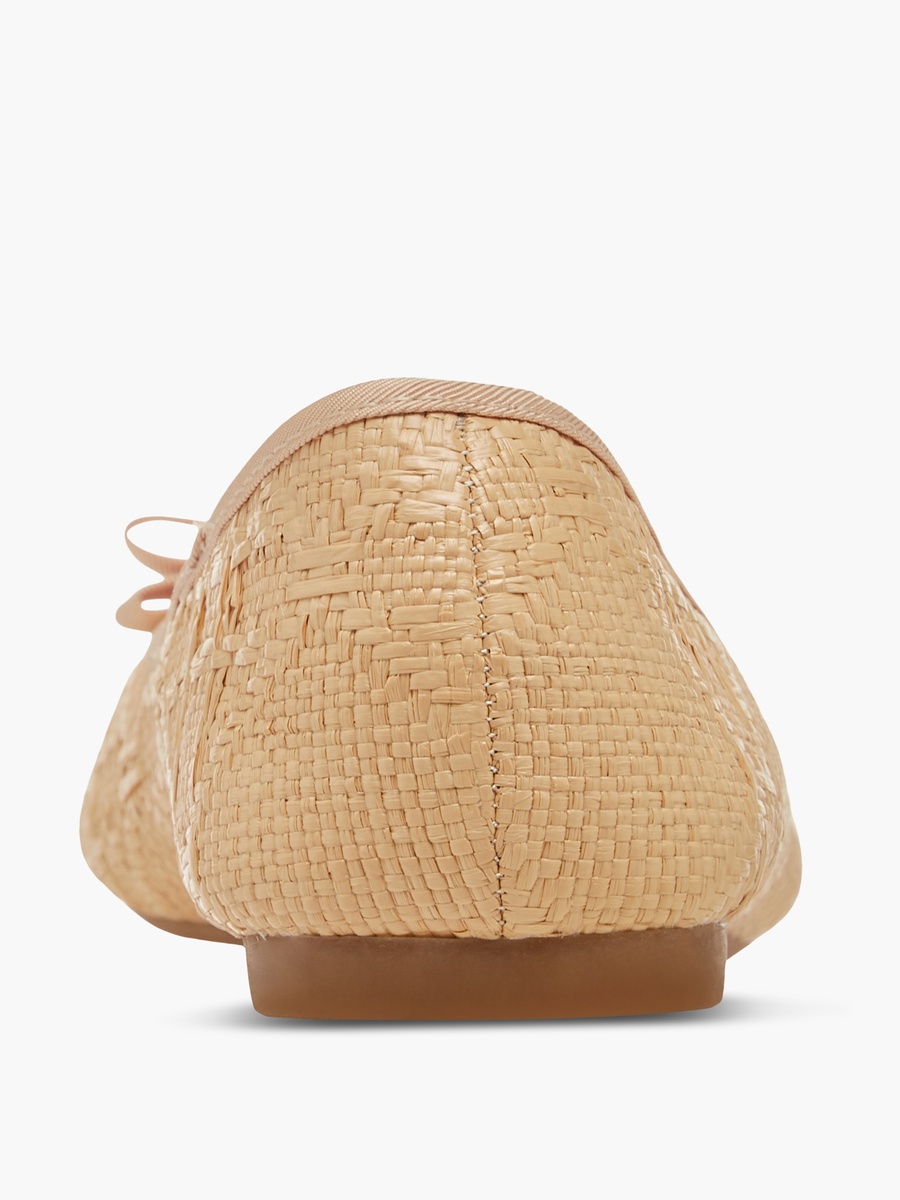 Bow Accent Slip-On Ballerina Shoes