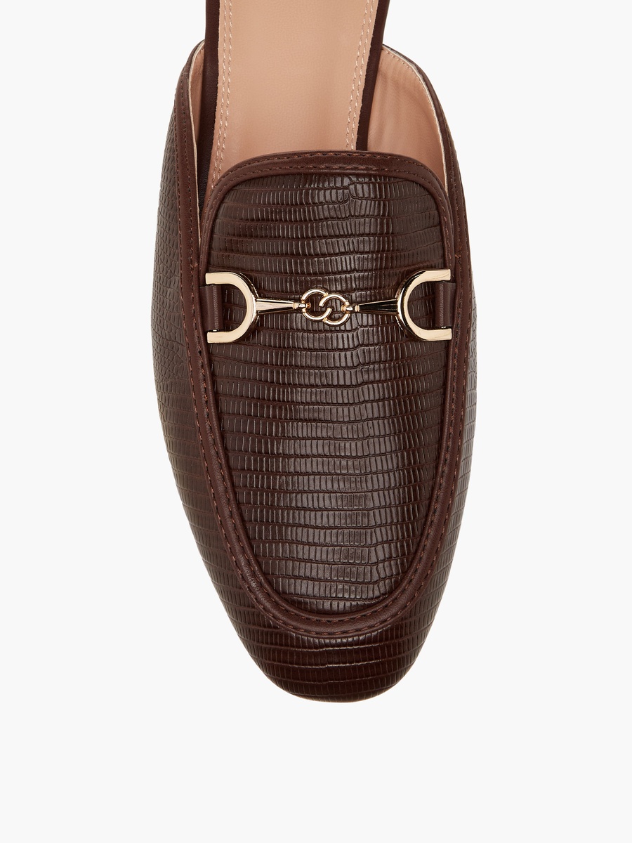 Women Metal Accent Slip-On Mules