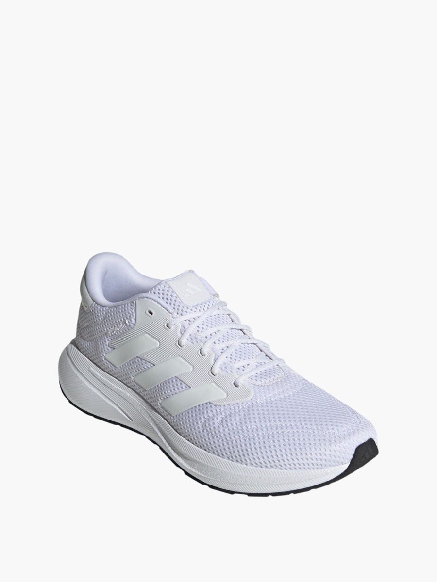 حذاء رياضي بطبعات شعار ورباط إغلاق للرجال من أديداس - RESPONSE RUNNER U