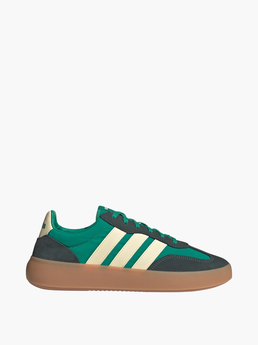 adidas gazelle silver green womens Black Color-Block High Top Sneakers 38 main image 1