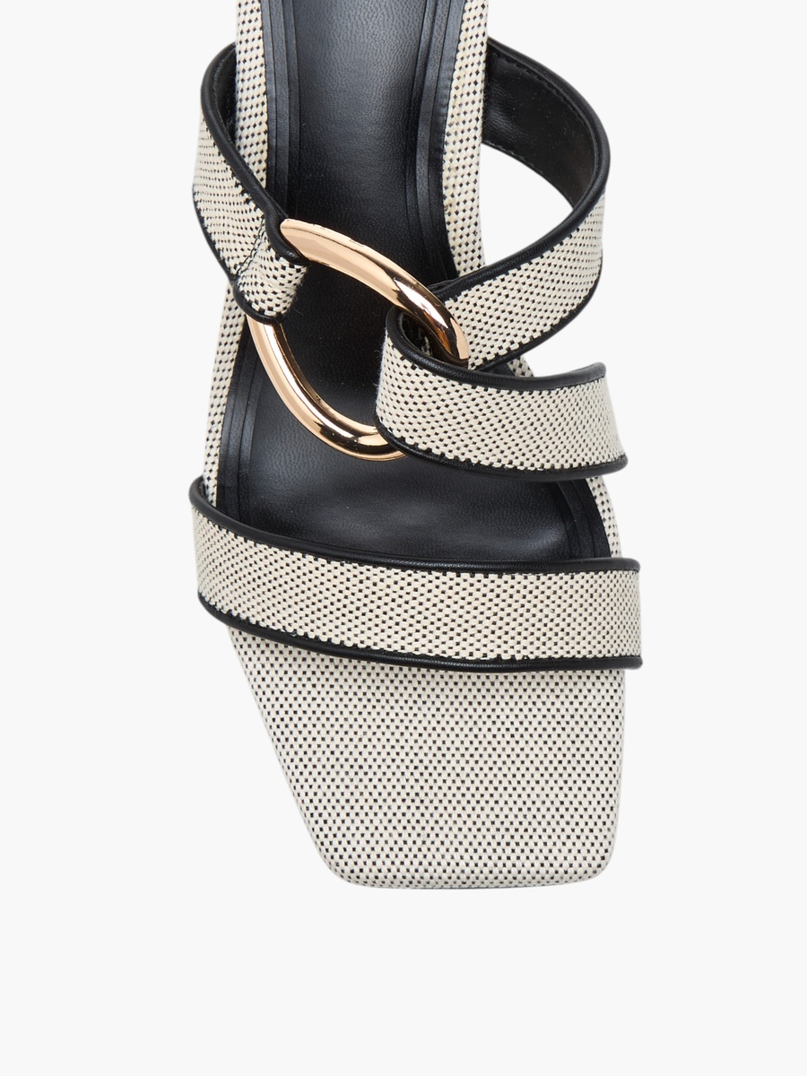 Women Textured Slip-On Sandal with Wedge Heel