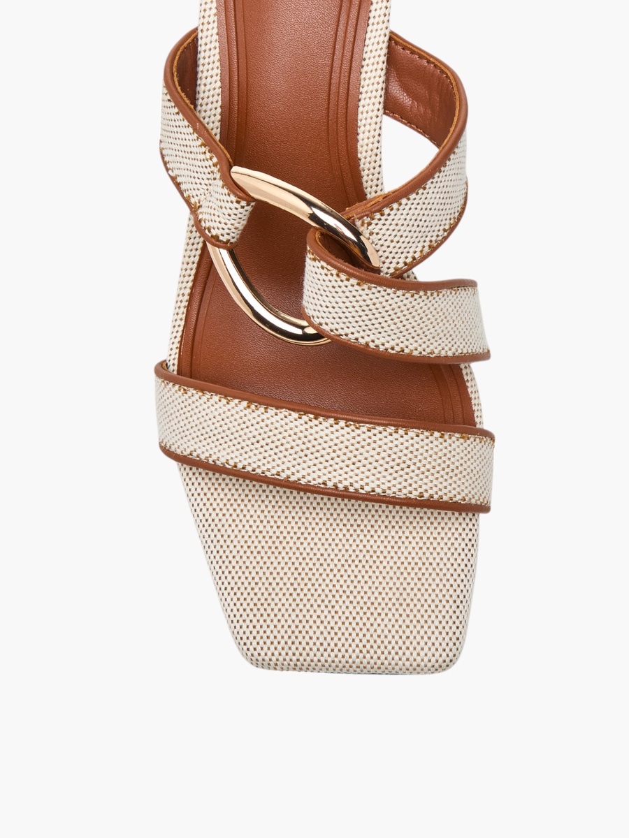 Women Textured Slip-On Sandal with Wedge Heel