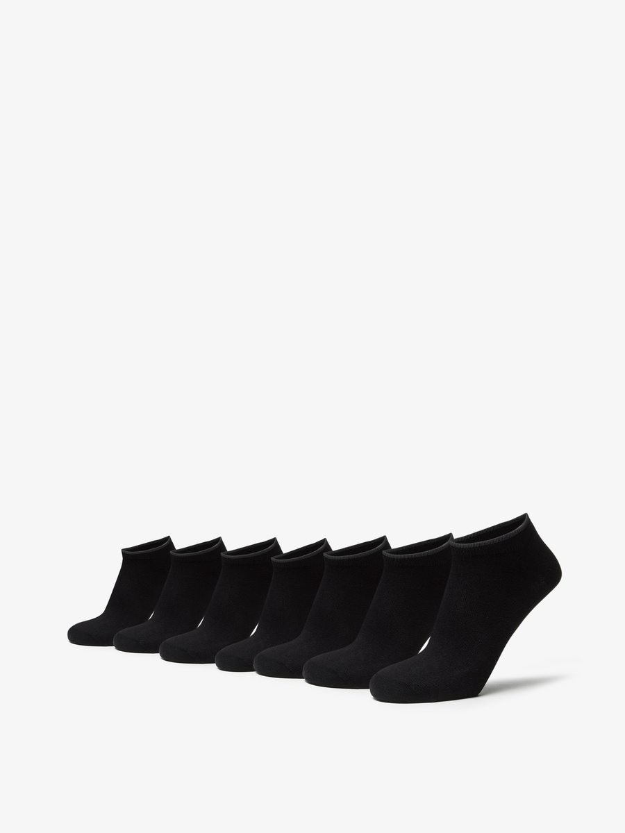 Solid Ankle Length Socks - Set of 7