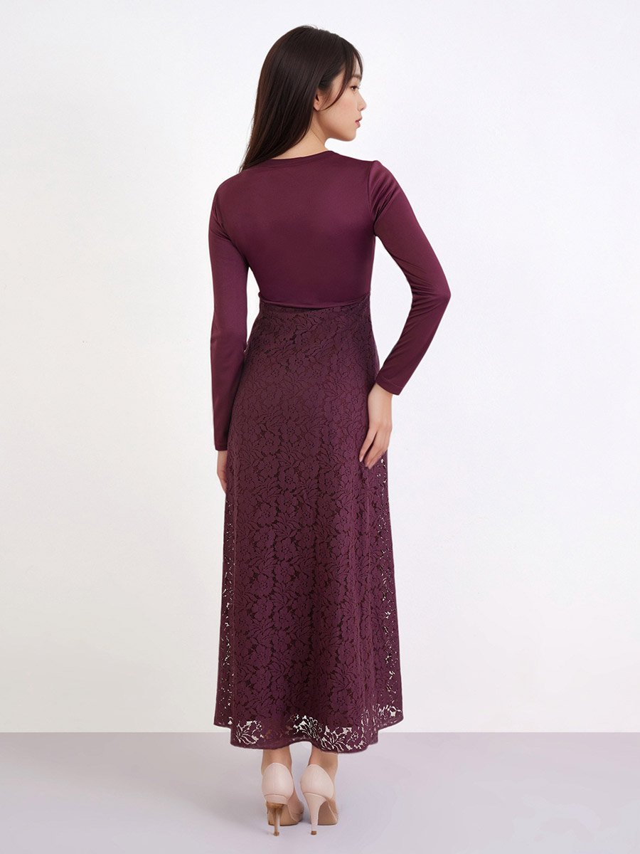 white lace wiggle dress Eliana Midi Dress White Lace L