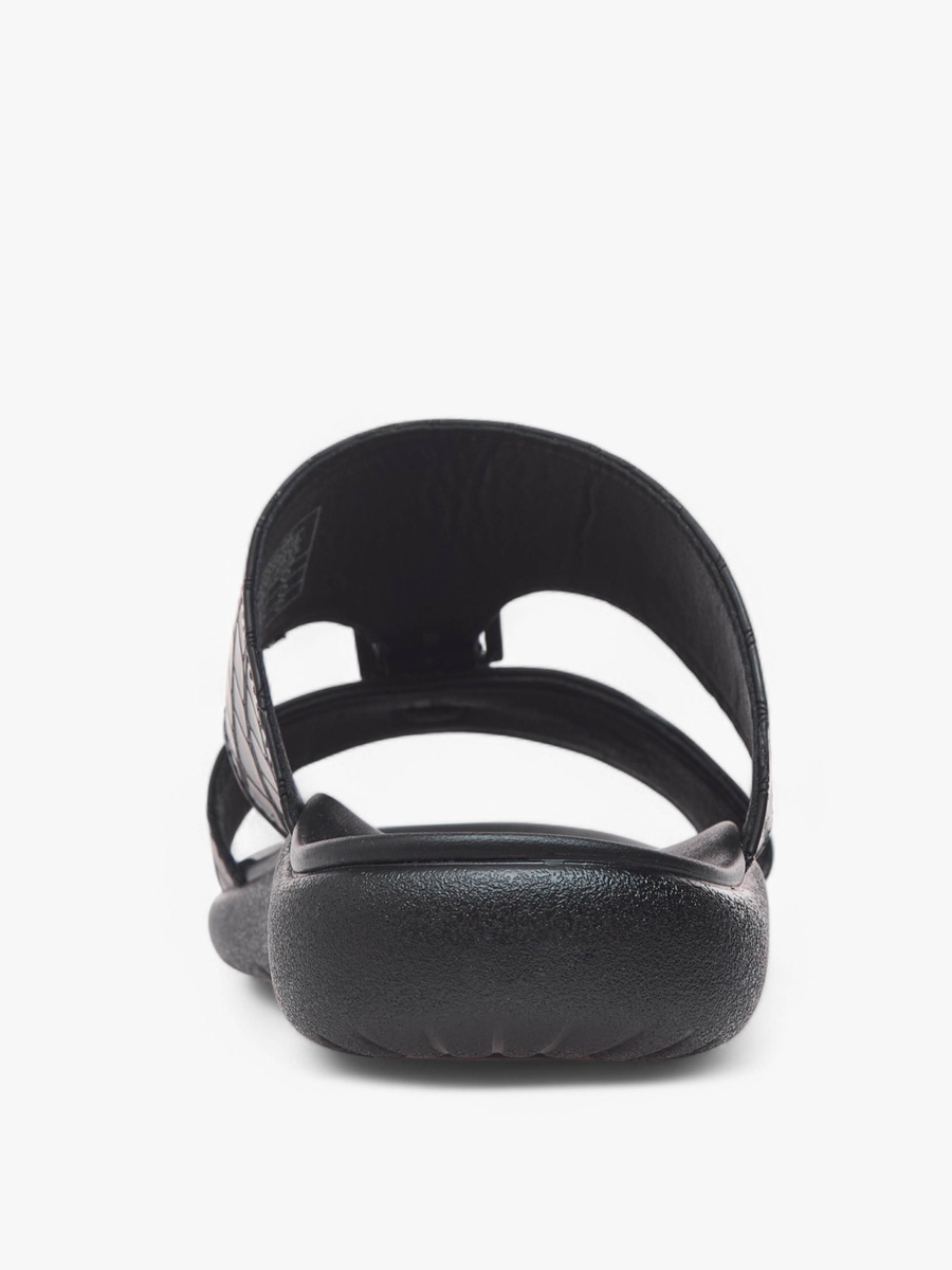 Buckle Accent Slip-On Arabic Sandals