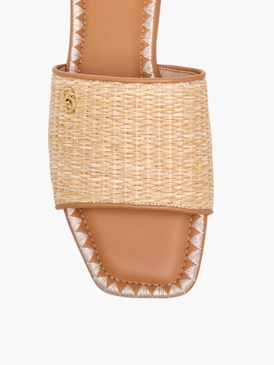 Women Textured Slip-On Sandals