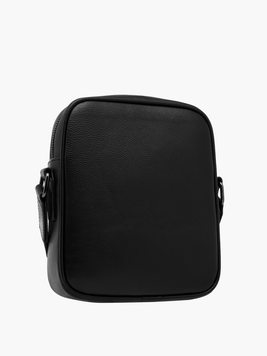 Textured Crossbody Bag with Adjustable Strap and Zip Closure