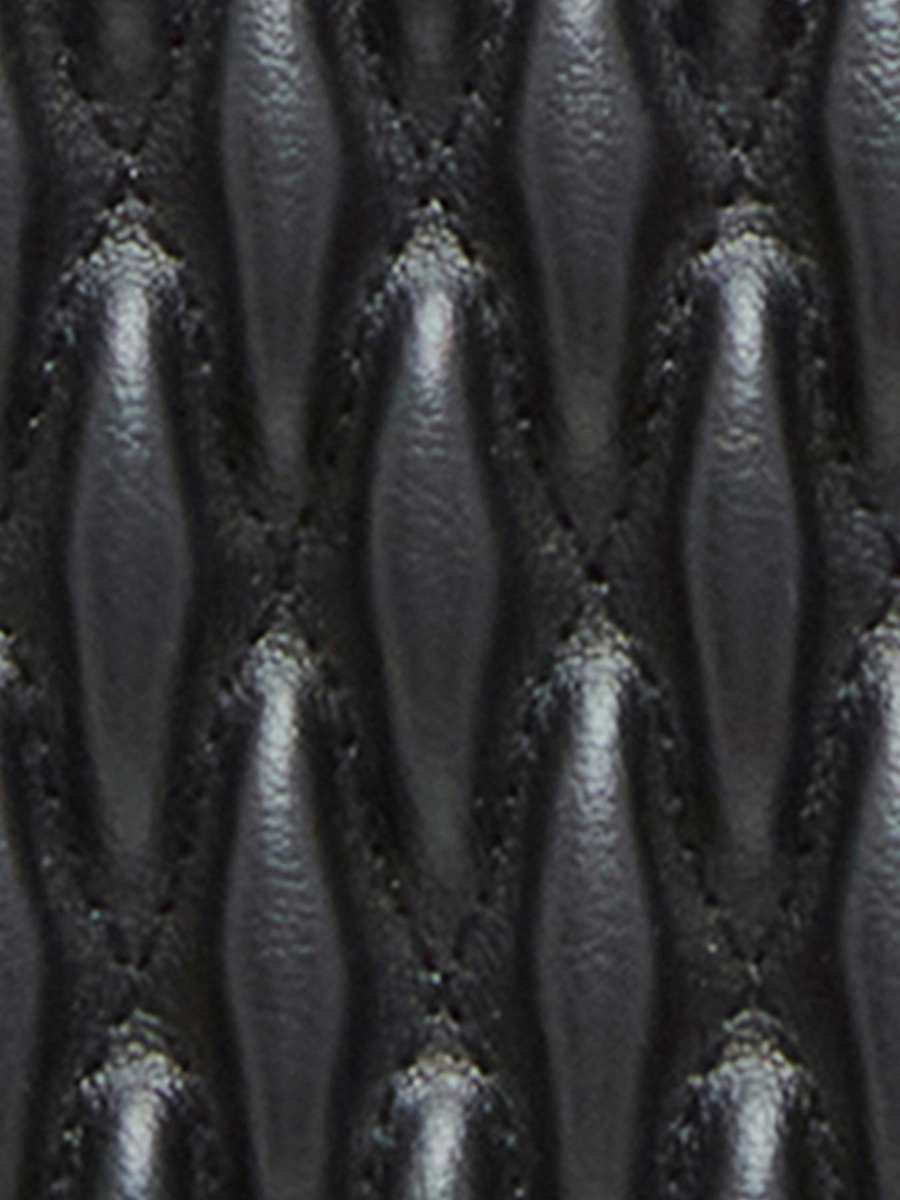Textured Wallet with Flap Closure