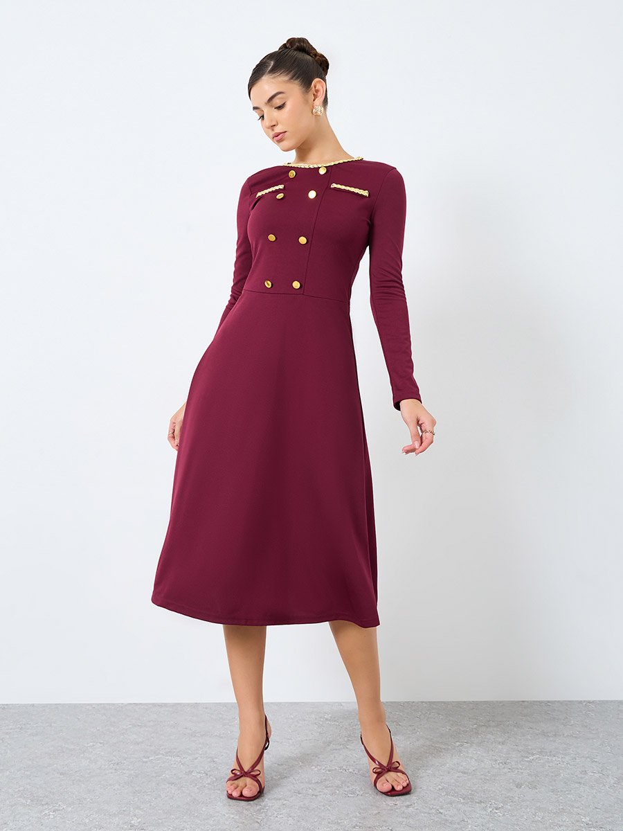 princess polly baby blue dress Celena Maxi Dress Burgundy Burnout
