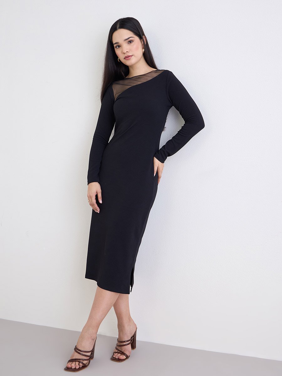 self portrait mesh rhinestone dress SELF-PORTRAIT PRINTED MESH RHINESTONE MIDI DRESS – TheLuxeLend