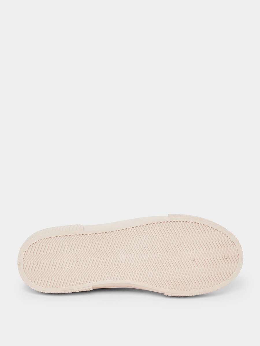 Men High Top Slogan Printed Canvas Sneakers