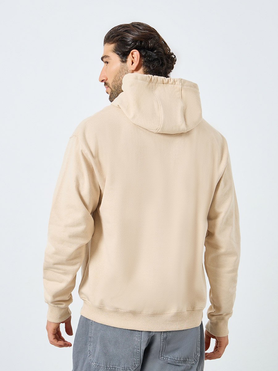 Eco Earth Relaxed Fit Fleece Hoodie with Kangaroo Pocket
