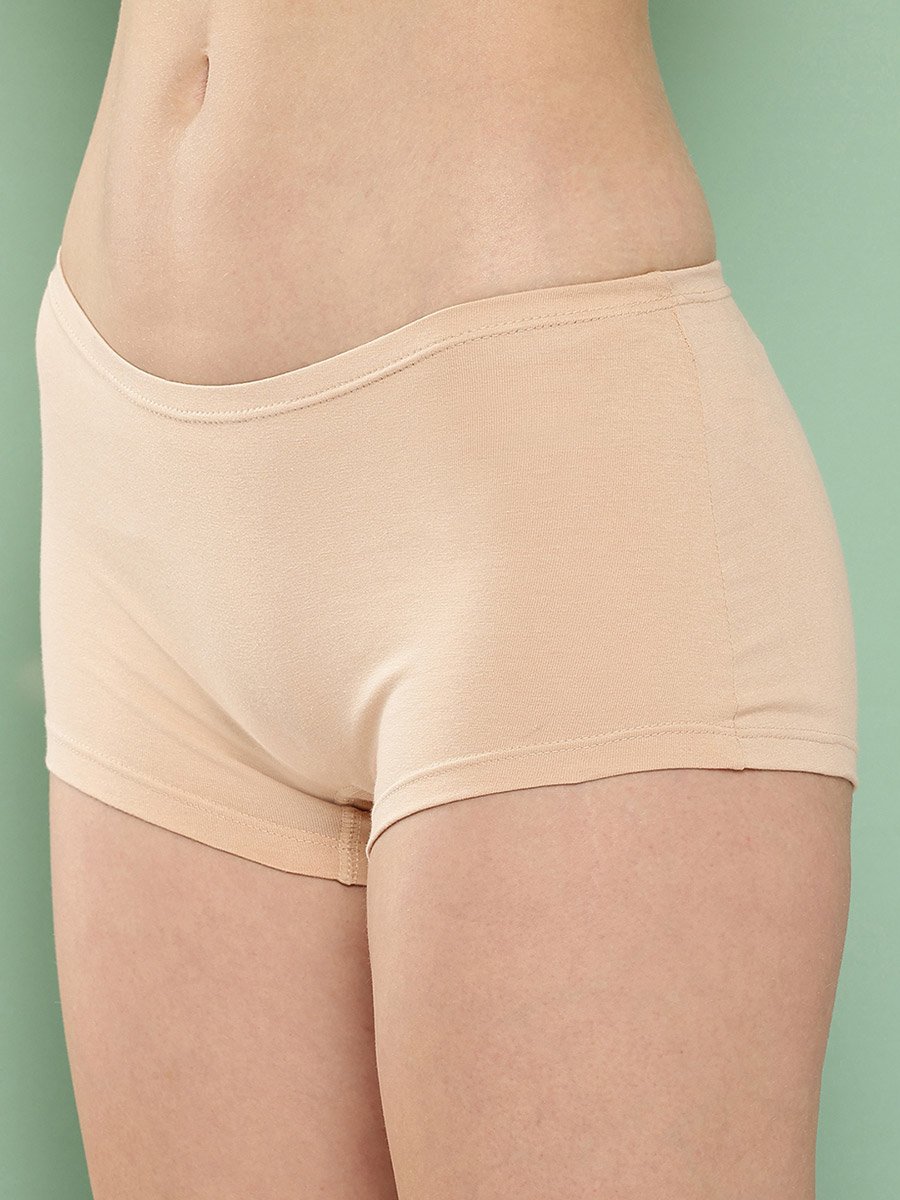 Pack of 2 - Solid Cotton Boyshorts