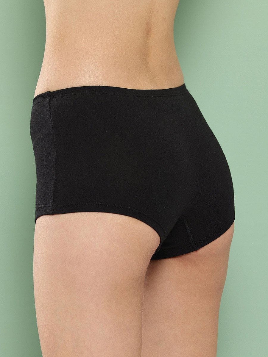 Pack of 2 - Solid Cotton Boyshorts