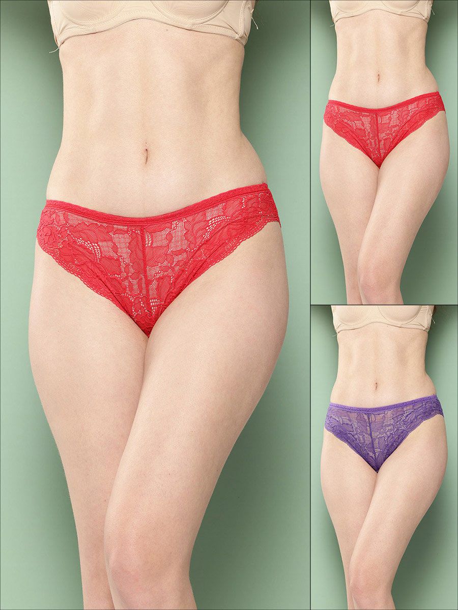 Pack of 2 - Full Lace Bikini
