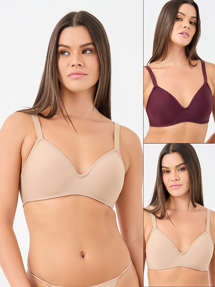 Pack of 2 - Molded Cup T-Shirt Bra