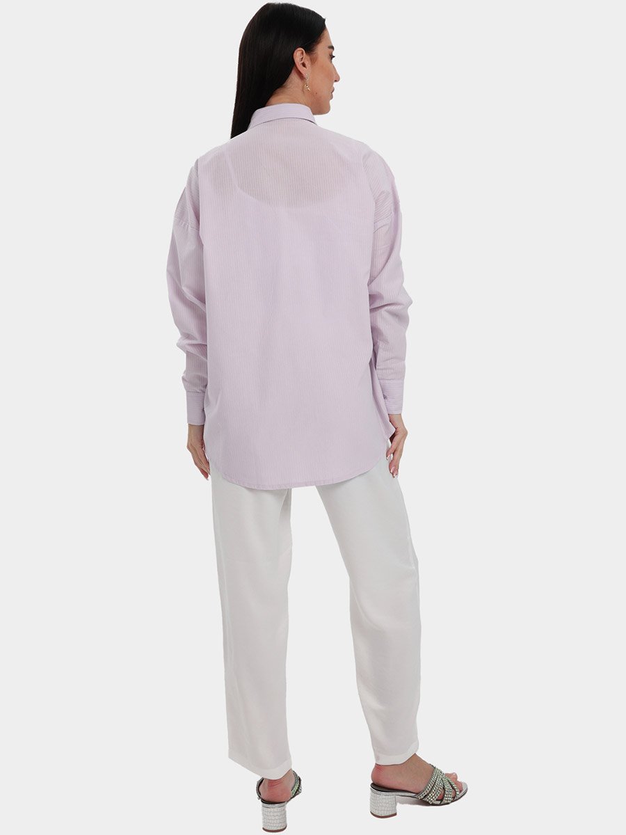 Placement Embroidered Shirt and Pant Modest Set