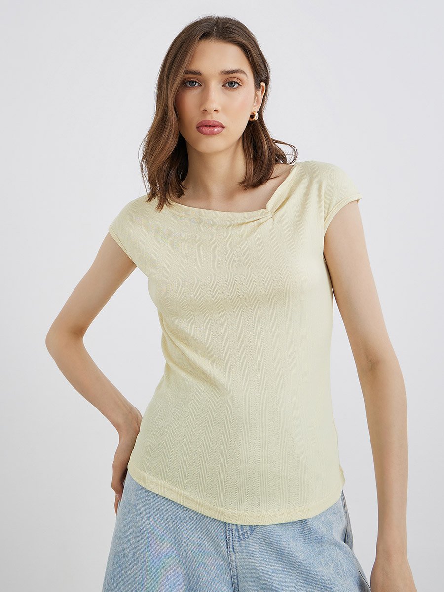 Textured Knit Sleeveless Top