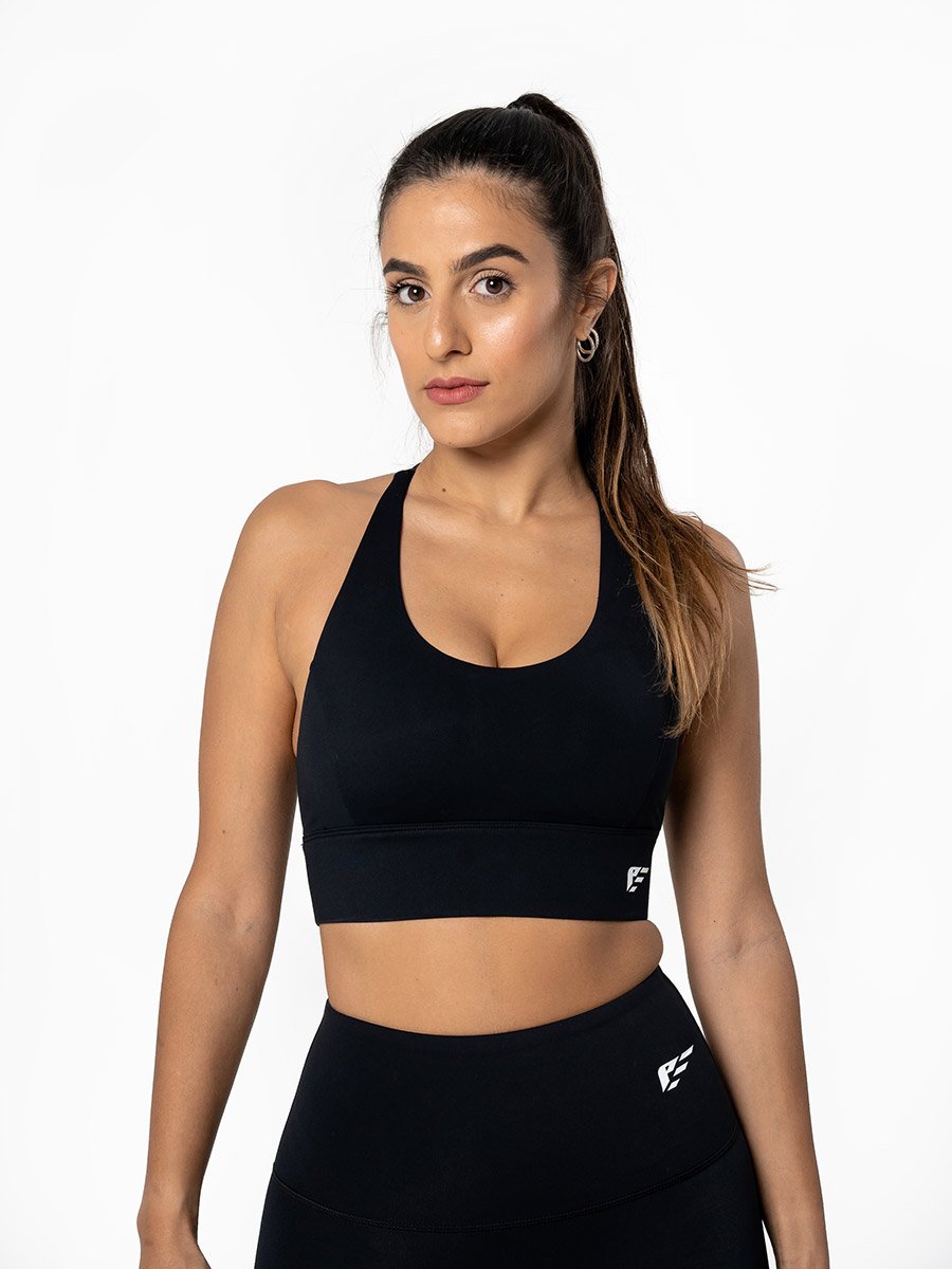 Women Black Evolve Seamless Active Sports Bra