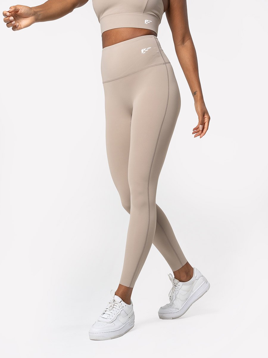 Women Tan Evolve Seamless Active Leggings