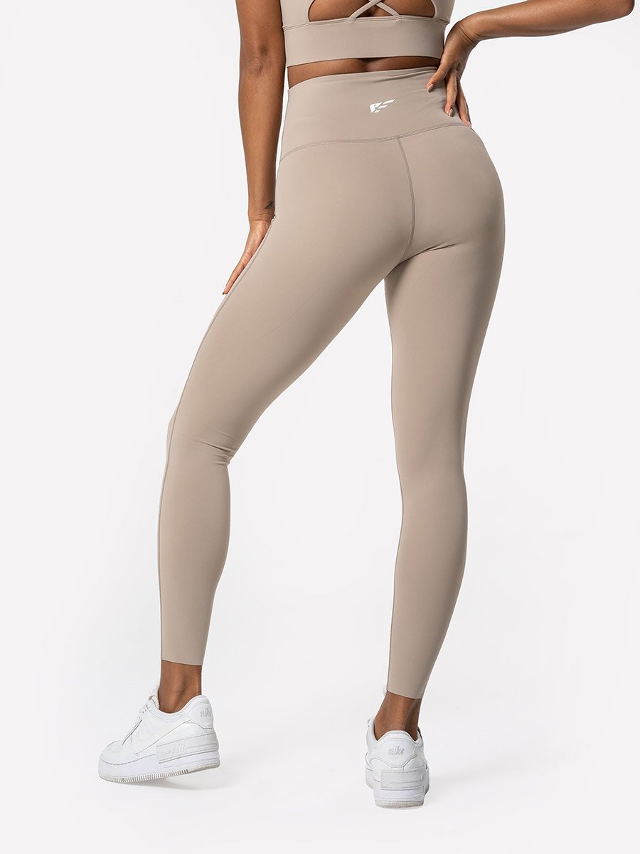 Women Tan Evolve Seamless Active Leggings