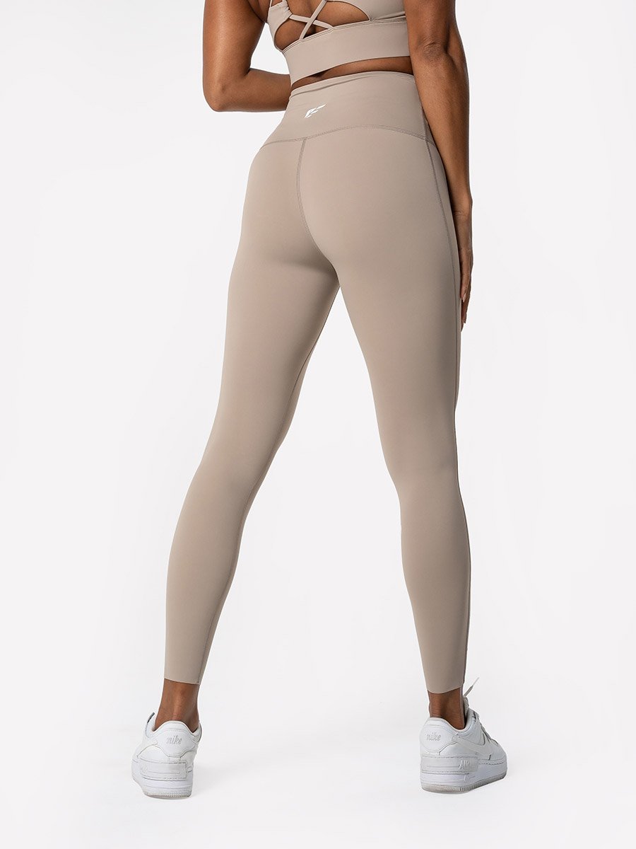 Women Tan Evolve Seamless Active Leggings