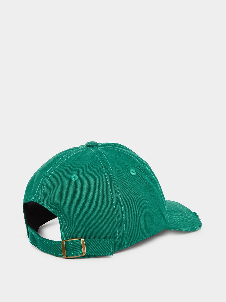 Embroidered Slogan Cap