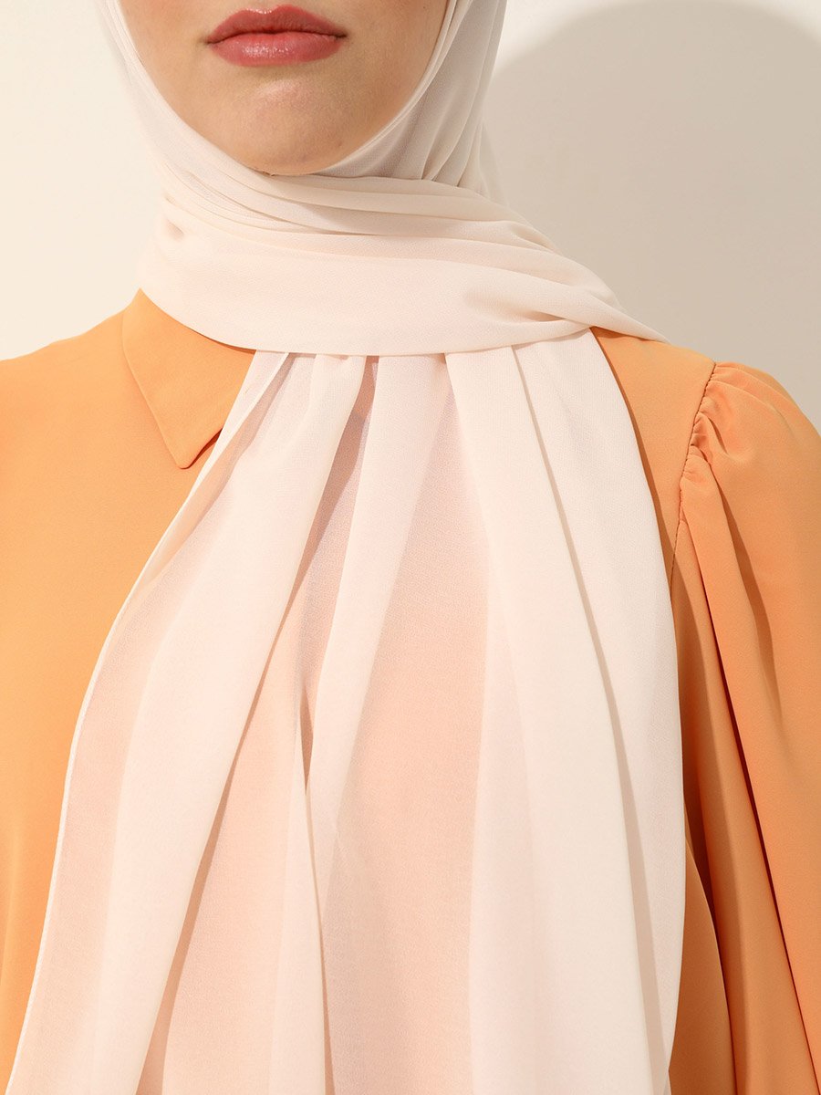 وشاح شيفون سادة