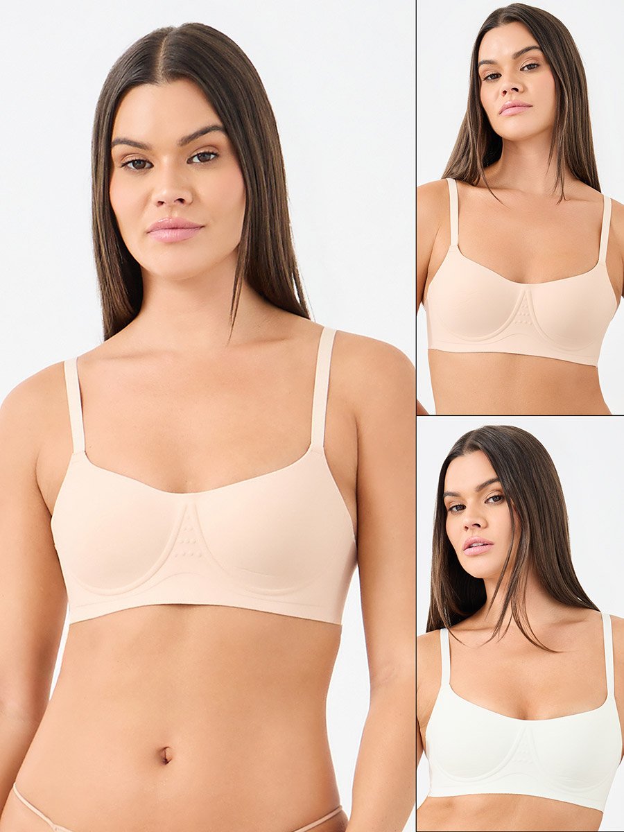 Pack of 2 - Molded Cup T-Shirt Bra