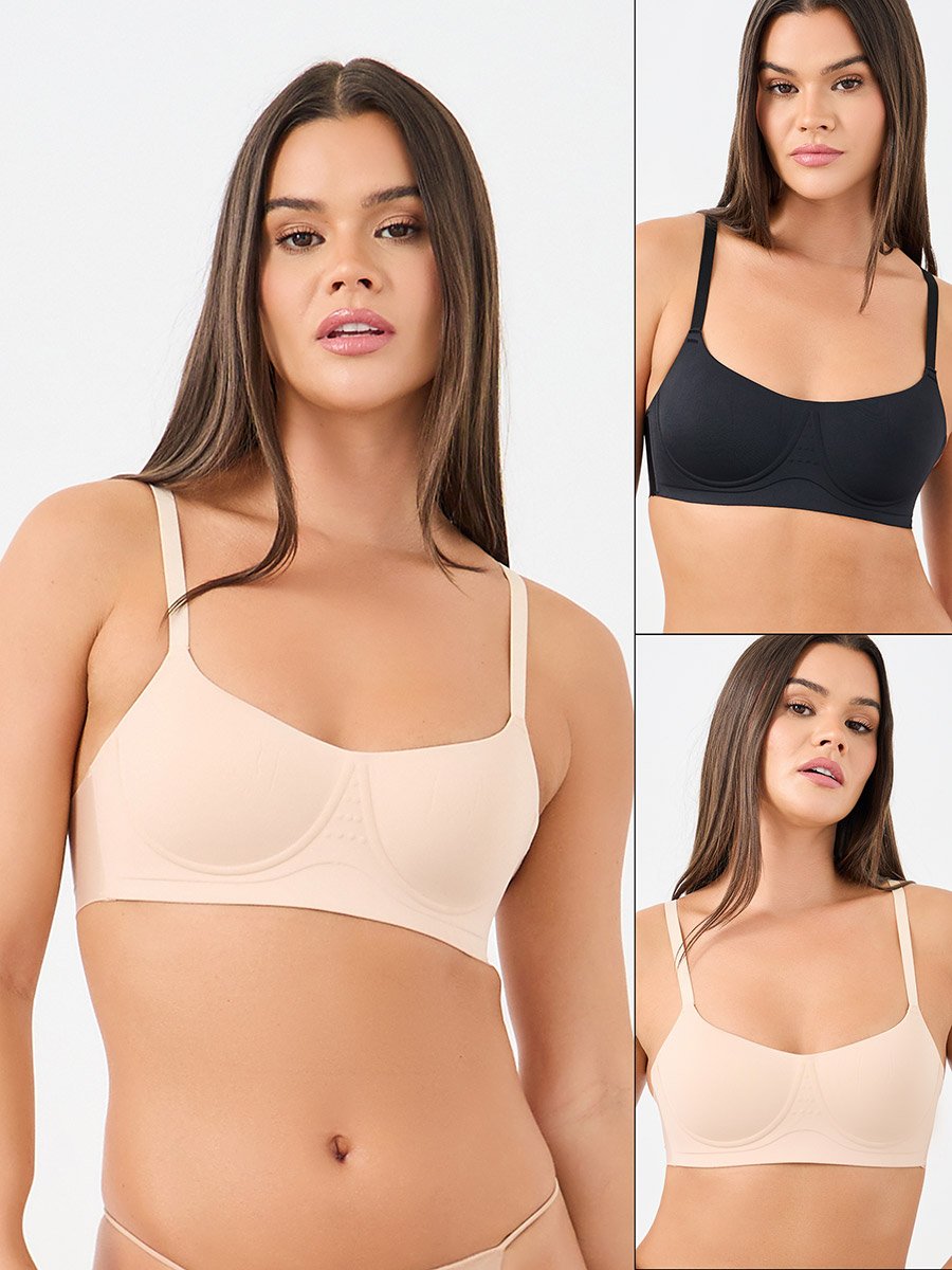 Pack of 2 - Molded Cup T-Shirt Bra