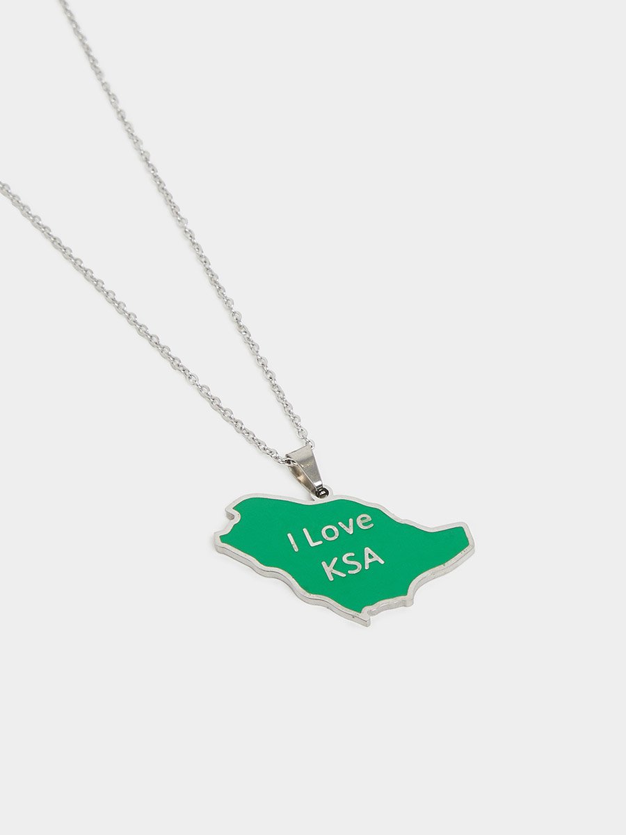 I Love KSA Necklace