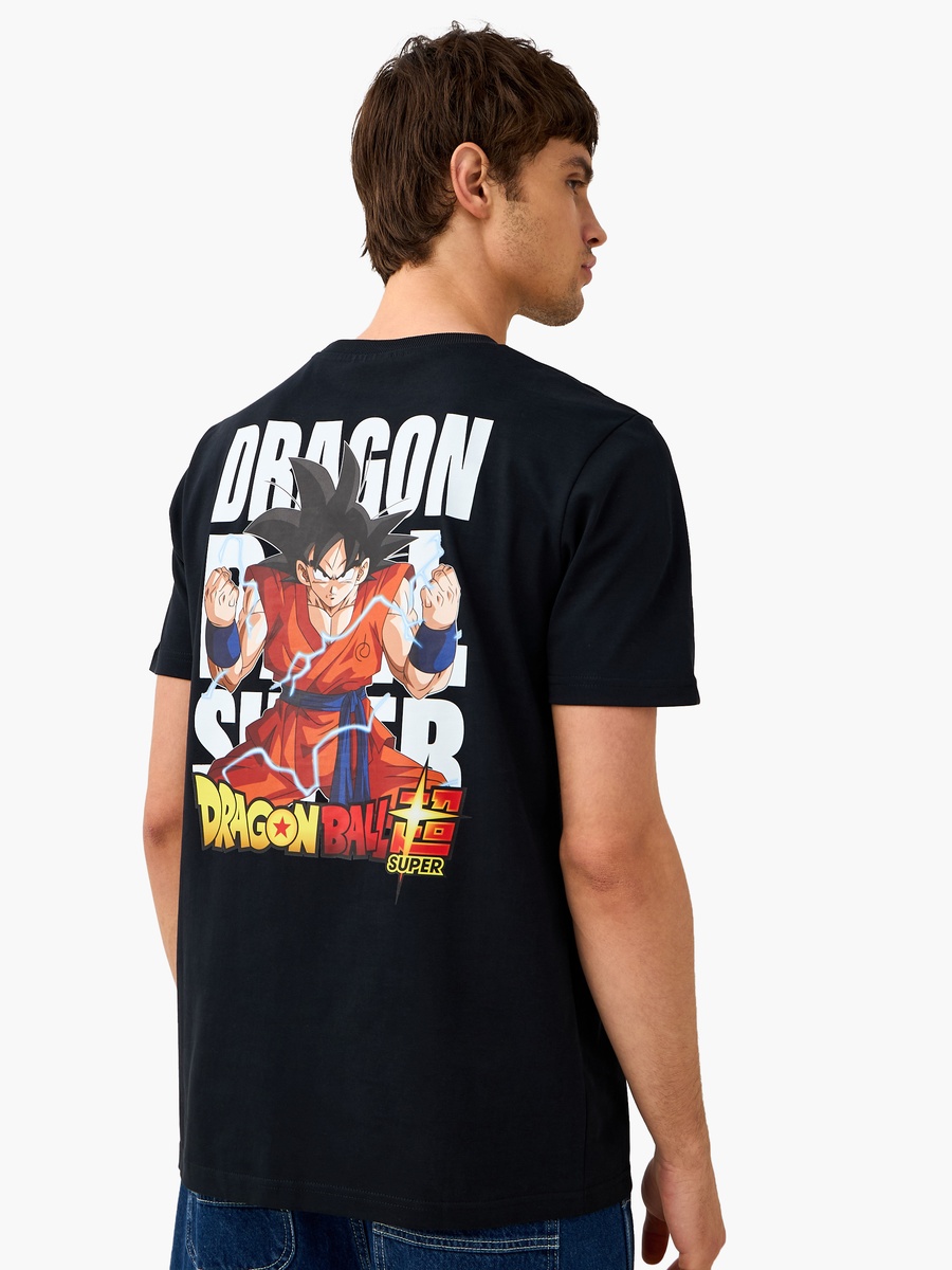 Dragon Ball Z Print Crew Neck T-Shirt