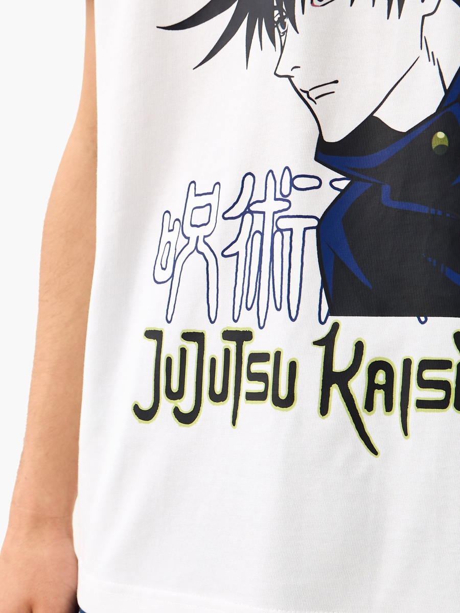 Fushiguro Print Crew Neck T-Shirt