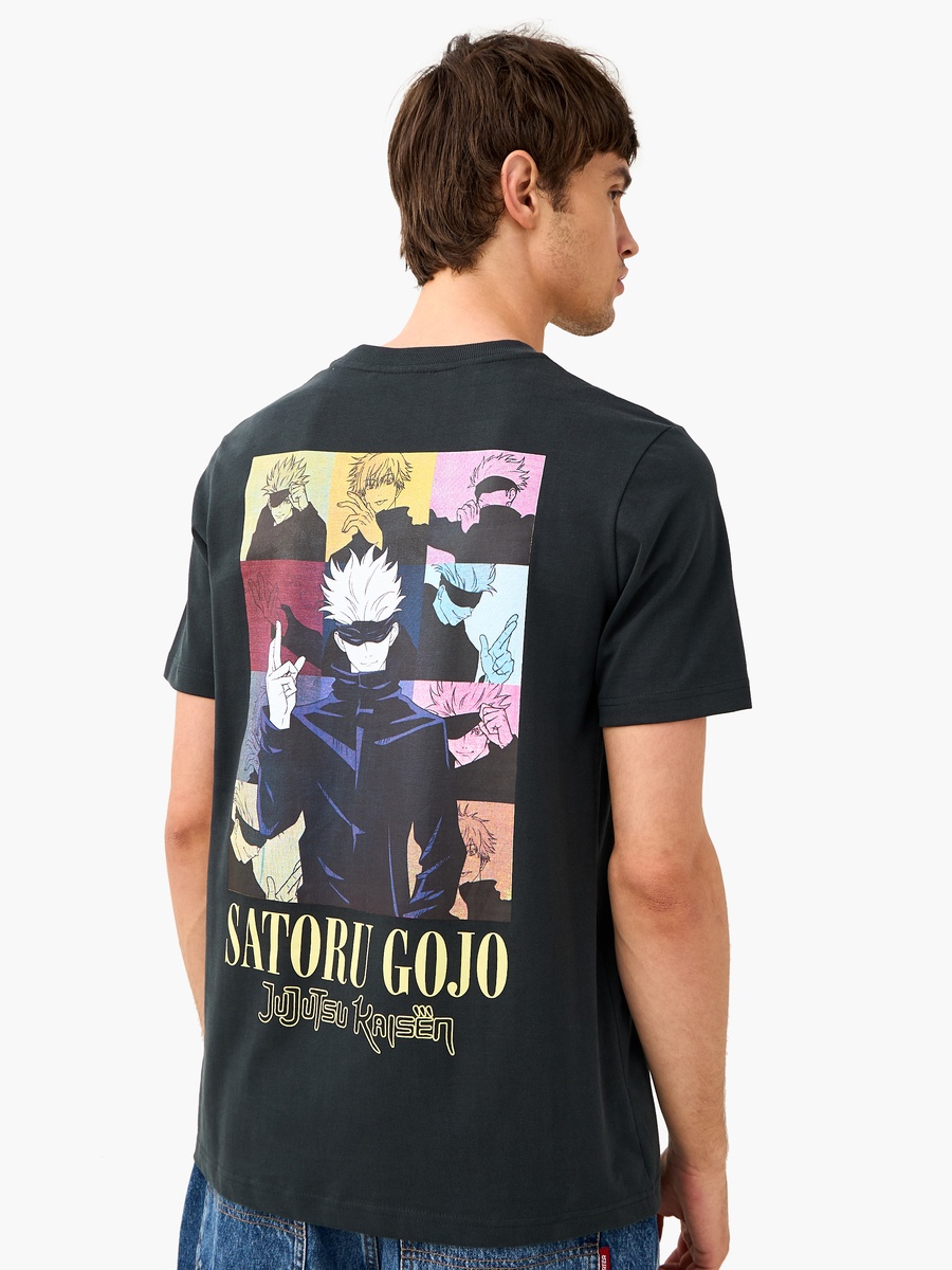 Satoru Goju Print Crew Neck T-Shirt
