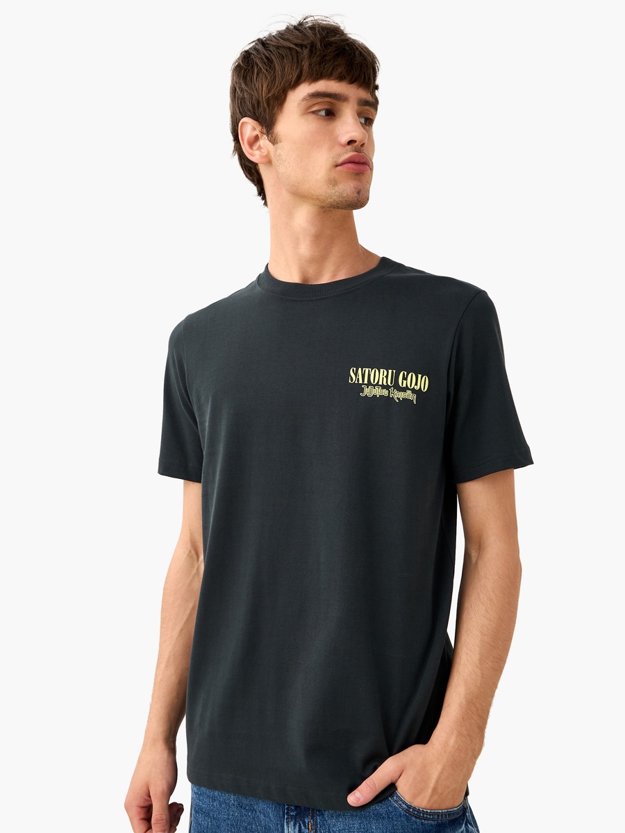 Satoru Goju Print Crew Neck T-Shirt