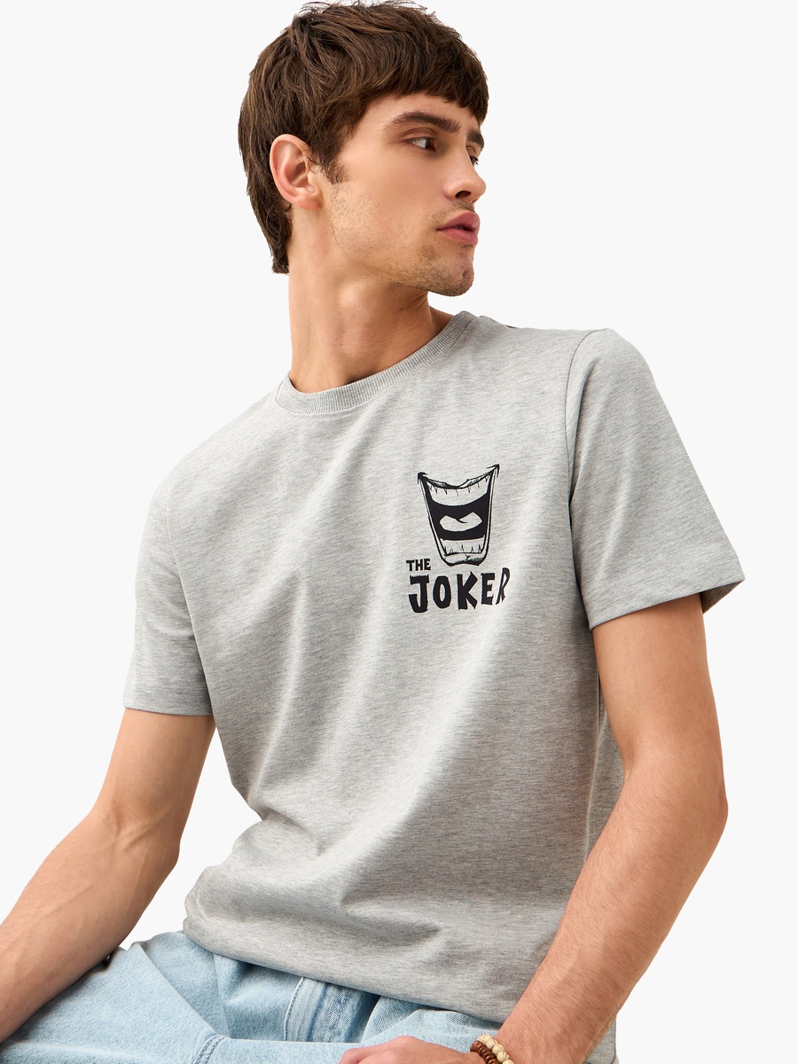The Joker Print Crew Neck T-Shirt