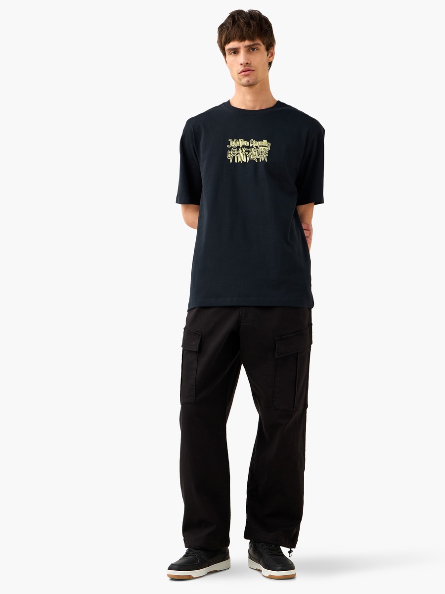 Jujutsu Kaisen Print Crew Neck T-Shirt
