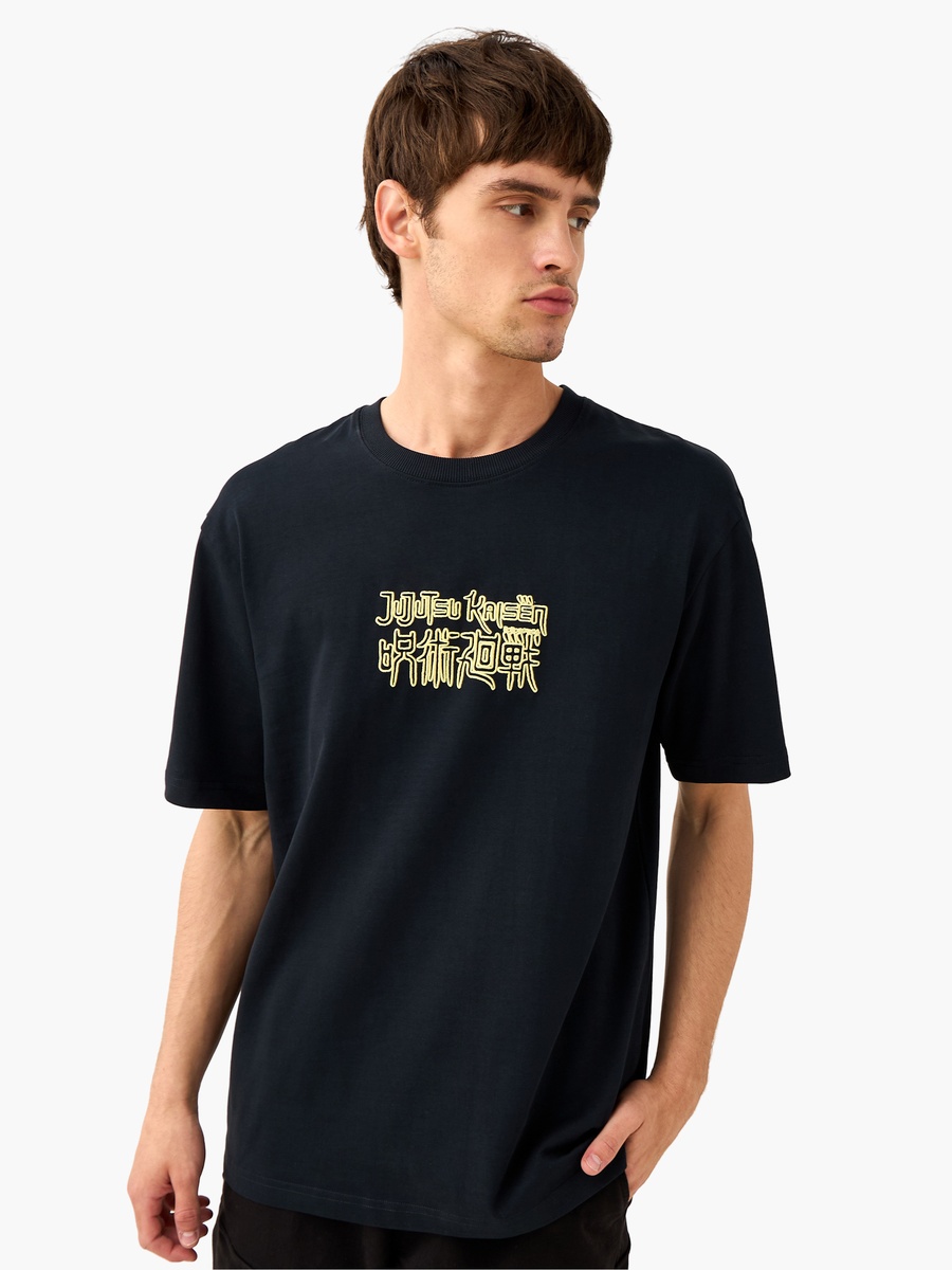 Jujutsu Kaisen Print Crew Neck T-Shirt