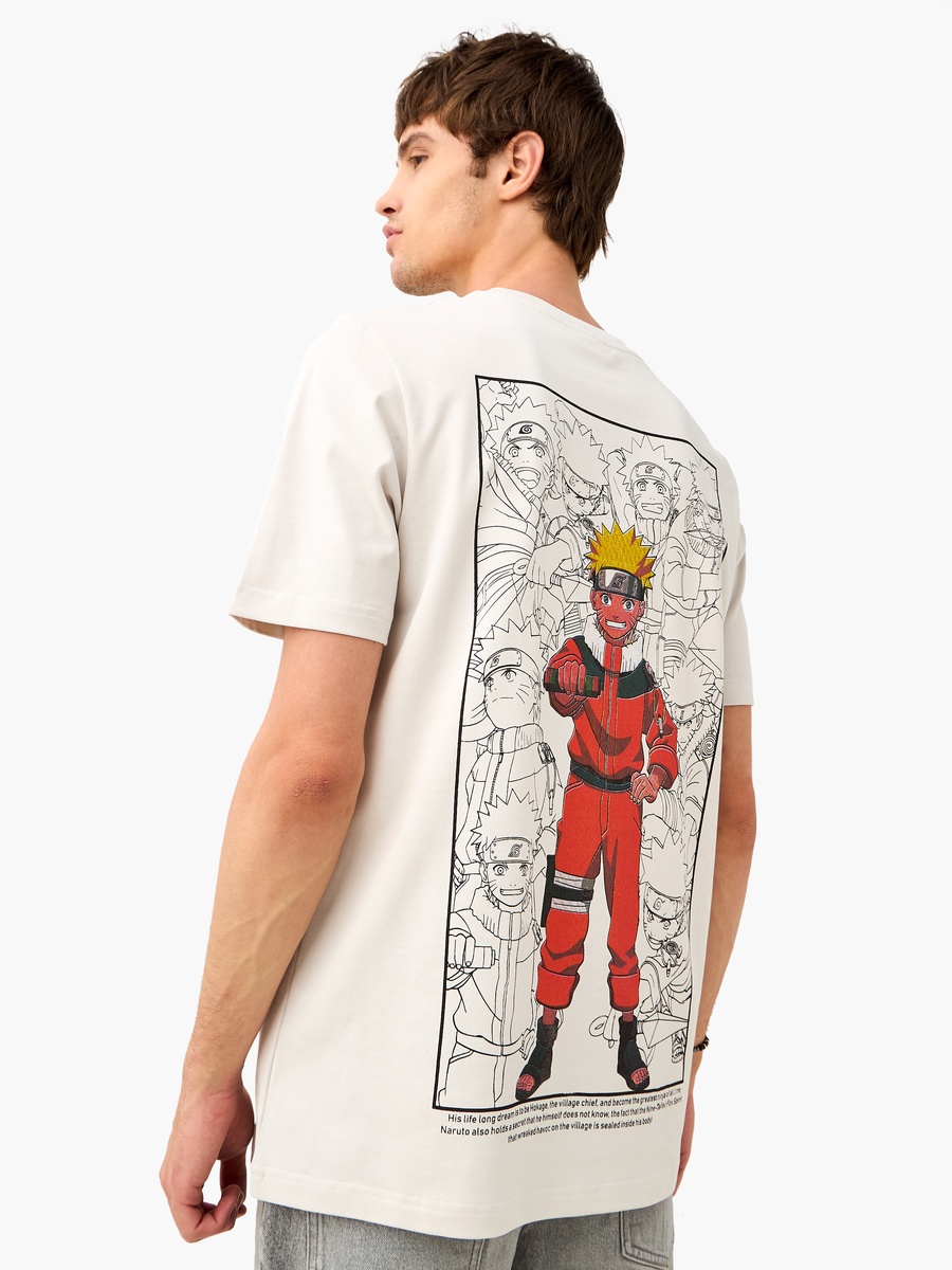 Kakashi Print Crew Neck T-Shirt