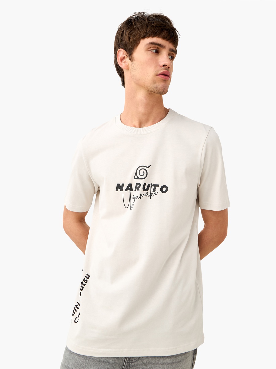 Kakashi Print Crew Neck T-Shirt