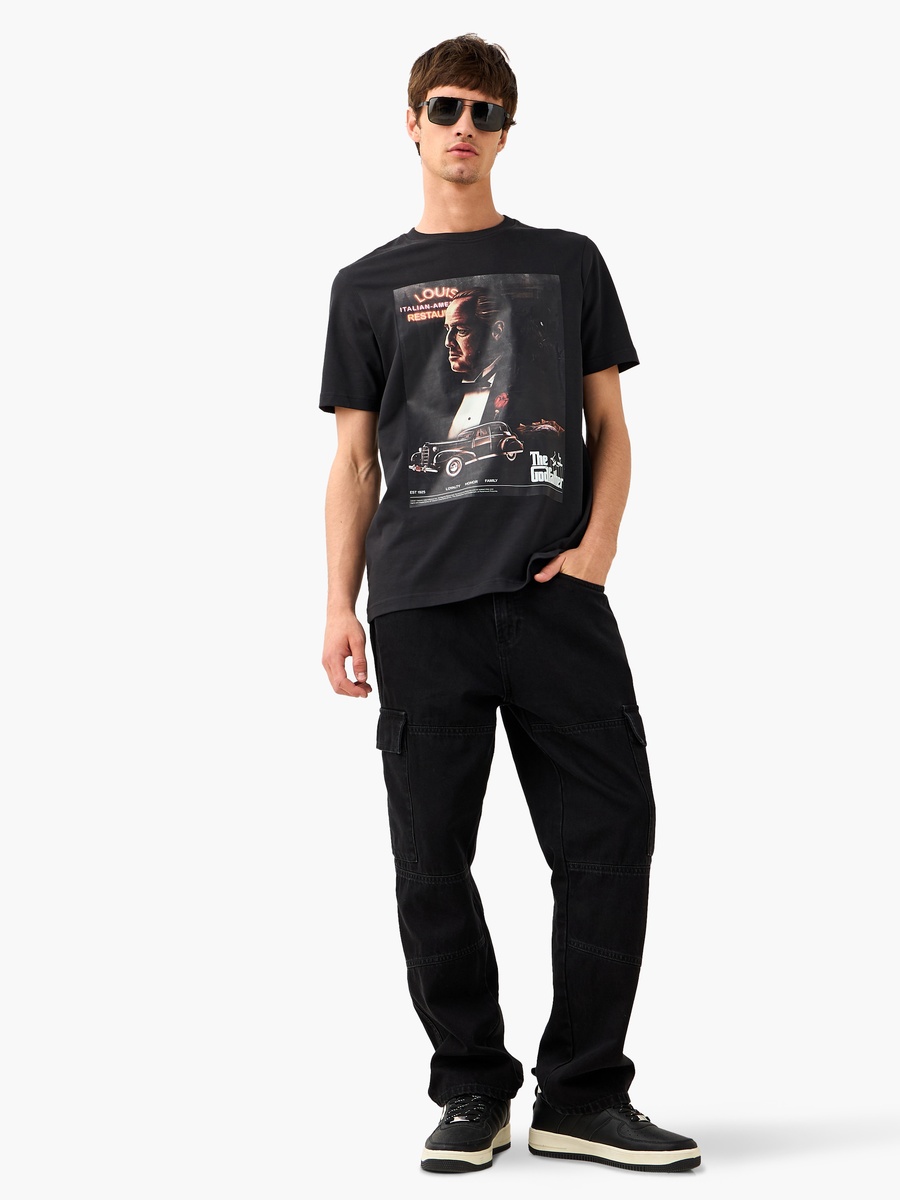 The Godfather Print Crew Neck T-Shirt