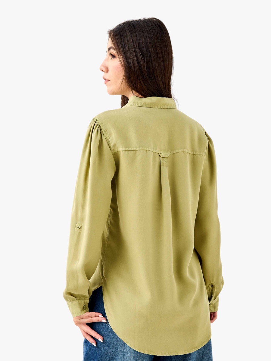 Pocket Detail Shirt with Roll-Up Sleeves