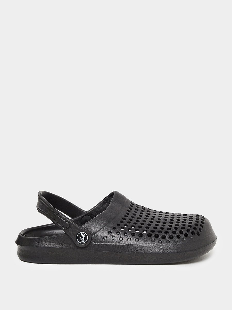 Solid Slip-On Heel Strap Clogs